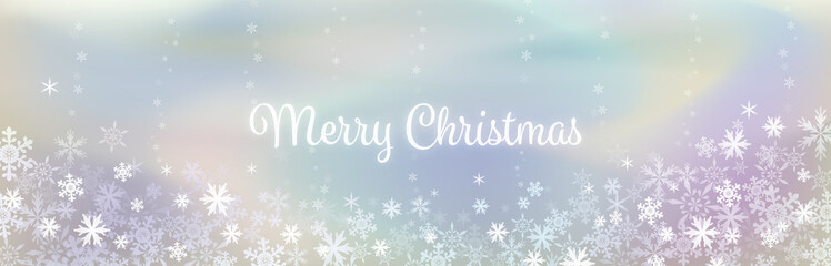 Merry Christmas　雪片