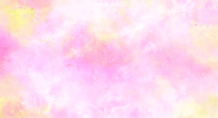Pink watercolor background for your design, watercolor background concept, vector.