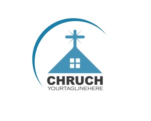 Fototapeta premium church icon vector illustration design