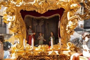 Catania Sicily, Italy - 4 February 2018. Feast of Saint Agata. Patronal feast in Sicily