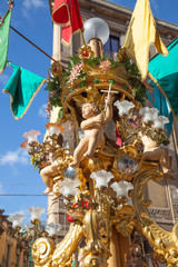 Catania Sicily, Italy - 4 February 2018. Feast of Saint Agata. Patronal feast in Sicily
