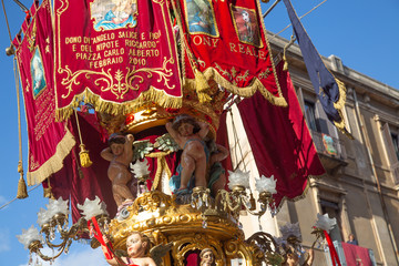 Catania Sicily, Italy - 4 February 2018. Feast of Saint Agata. Patronal feast in Sicily