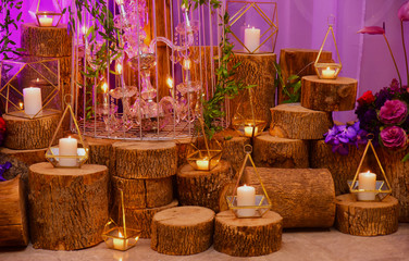 elegant wedding and gala decoration