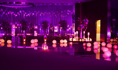 elegant wedding and gala decoration