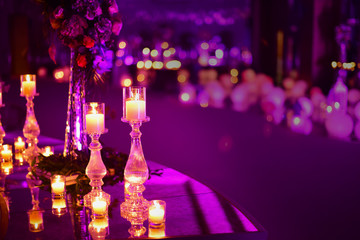 elegant wedding and gala decoration