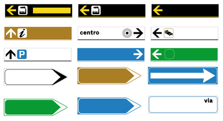 CARTELLI STRADALI AUTOSTRADE STATALI VARI INDICAZIONI
