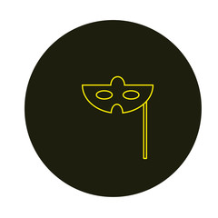 vector mask icon typical of Venice