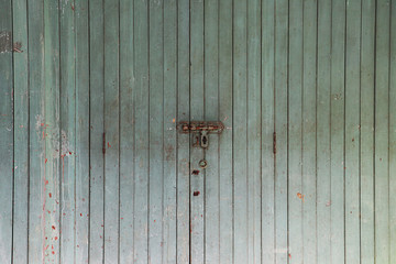 old wooden door