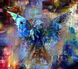 Touch of an Angel. Spiritual art