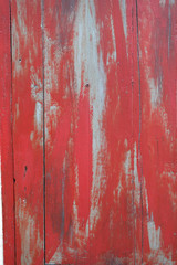 Red wooden door background.