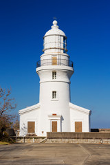 Fototapeta na wymiar The Nagata Lighthouse on Yakushima Island, Japan