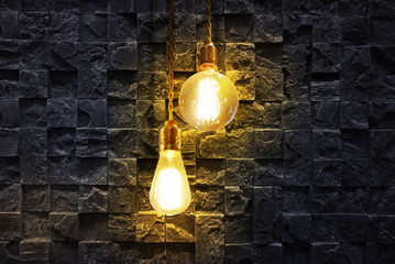 Lighting equipment in interior home with dark light picture style