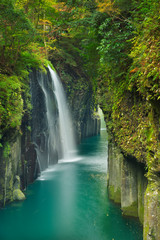 Fototapeta na wymiar The Takachiho Gorge on the island of Kyushu, Japan