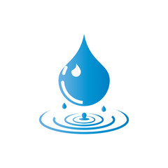 water drop Logo. water droplet icon. illustration element vector