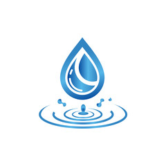 water drop Logo. water droplet icon. illustration element vector