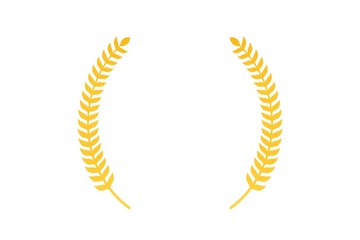 golden laurel wreath