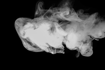 Smoke black &white for background