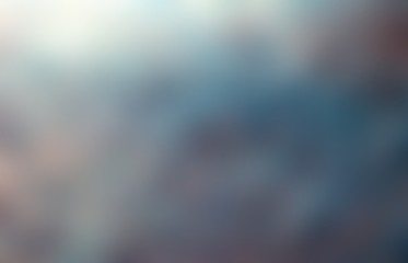 Stone grunge wall blur background. Blue grey spotted abstract texture. Defocus muddy illustration.