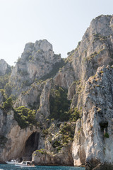 Fototapeta na wymiar Seacoast of the Capri Island