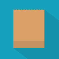 paper shopping bag icon- vector illustration