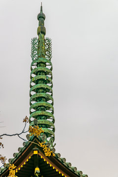 Kanei-ji Pagoda, Ueno Park, Tokyo, Japan