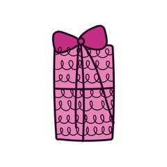 wrapped gift box celebration icon