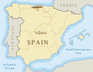 Obraz premium Cantabria autonomous community