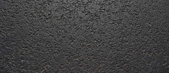 Texture of a newly laid asphalt
