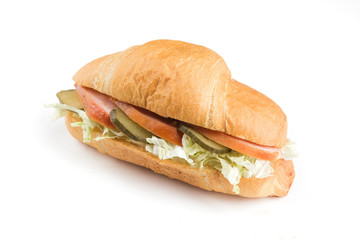 isolated photo on white background of a fast food product