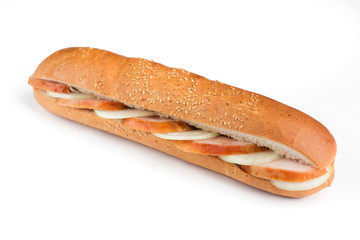 isolated photo on white background of a fast food product