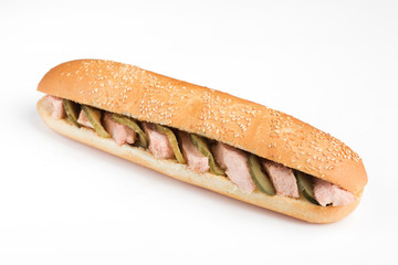 isolated photo on white background of a fast food product