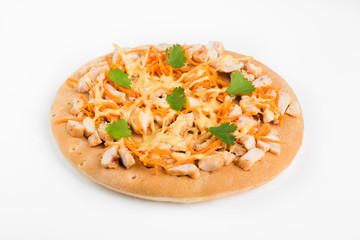 isolated photo on white background of a fast food product