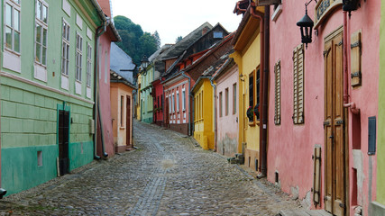 The City of Sighisoara in Romania, Europe