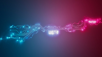 processore, memoria, digitale, cpu, tecnologia futuristica	