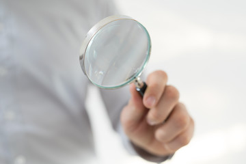Magnifying Glass search concept modern.