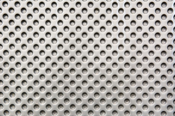 Background sheet of metal covered