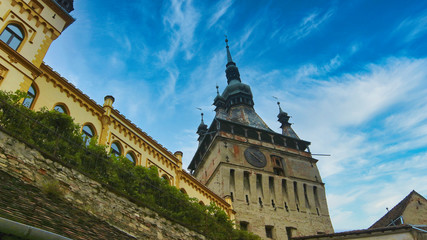 The City of Sighisoara in Romania, Europe