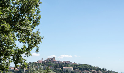 Manciano medieval village in summer