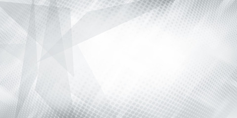 Gray halftone pattern with white line motion backdrop wallpaper. Clean Grey geometric background.