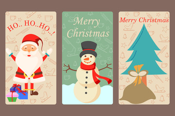 Decoration and gift for Merry Christmas and Happy New Year in vector
