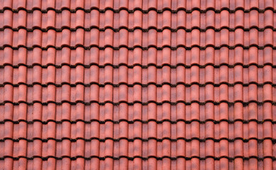 ceramic roof tile background