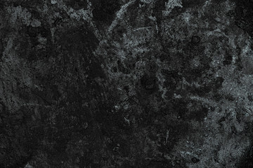 Plakat Brushed metal texture background. Stainless black steel.