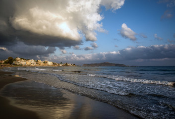 Early morning cloud, Nea Kydonia, Crete, Greece