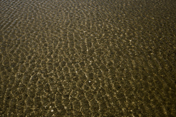 the structure of water in shades of sunlight, the manifestation of texture in the form of abstraction