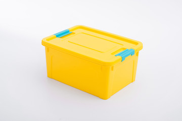 Plastic container box isolated