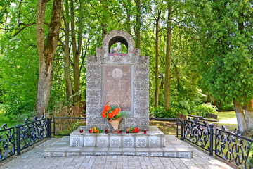 Fototapeta premium Monument to those who died during World War I (1927). Village Nemanskaya, Kaliningrad region