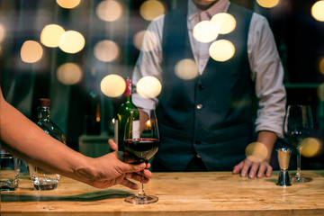 glasses of champagne