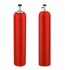 Fototapeta premium Gas Cylinder Isolated