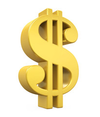 Dollar Currency Sign Isolated