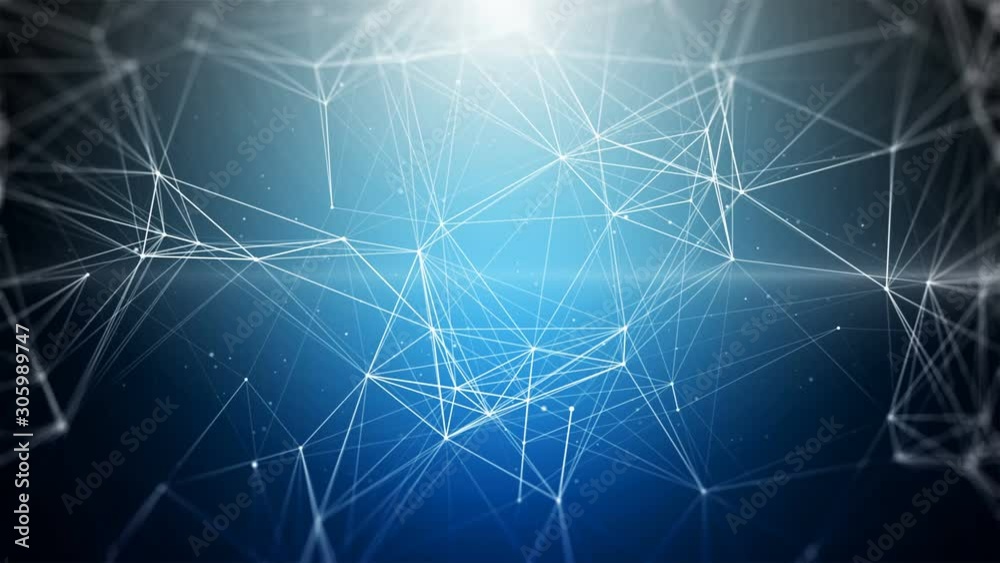 Wall mural lines background abstract shape connection
